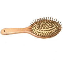 Brosse à cheveux à poignée lisse multifonctionnelle avec logo OEM